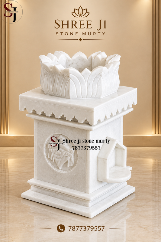 Marble Tulshi Pot